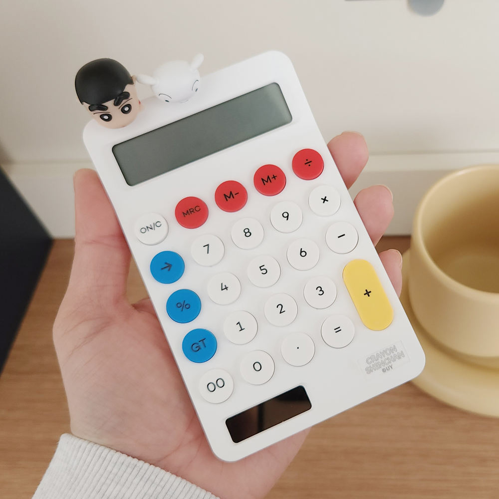 애니모어 짱구는못말려 짱구&흰둥이 피규어 계산기(Animore CRAYON SHINCHAN shinchan&shiro electronic calculator) - 4