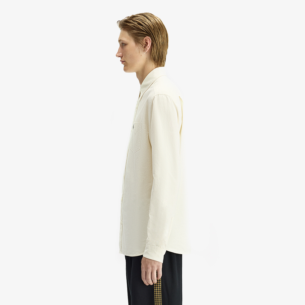 프레드페리 롱 슬리브 옥스포드 셔츠 에크루 그래스루츠(Fred Perry L S Oxford Shirt Ecru Grassroots) - 3