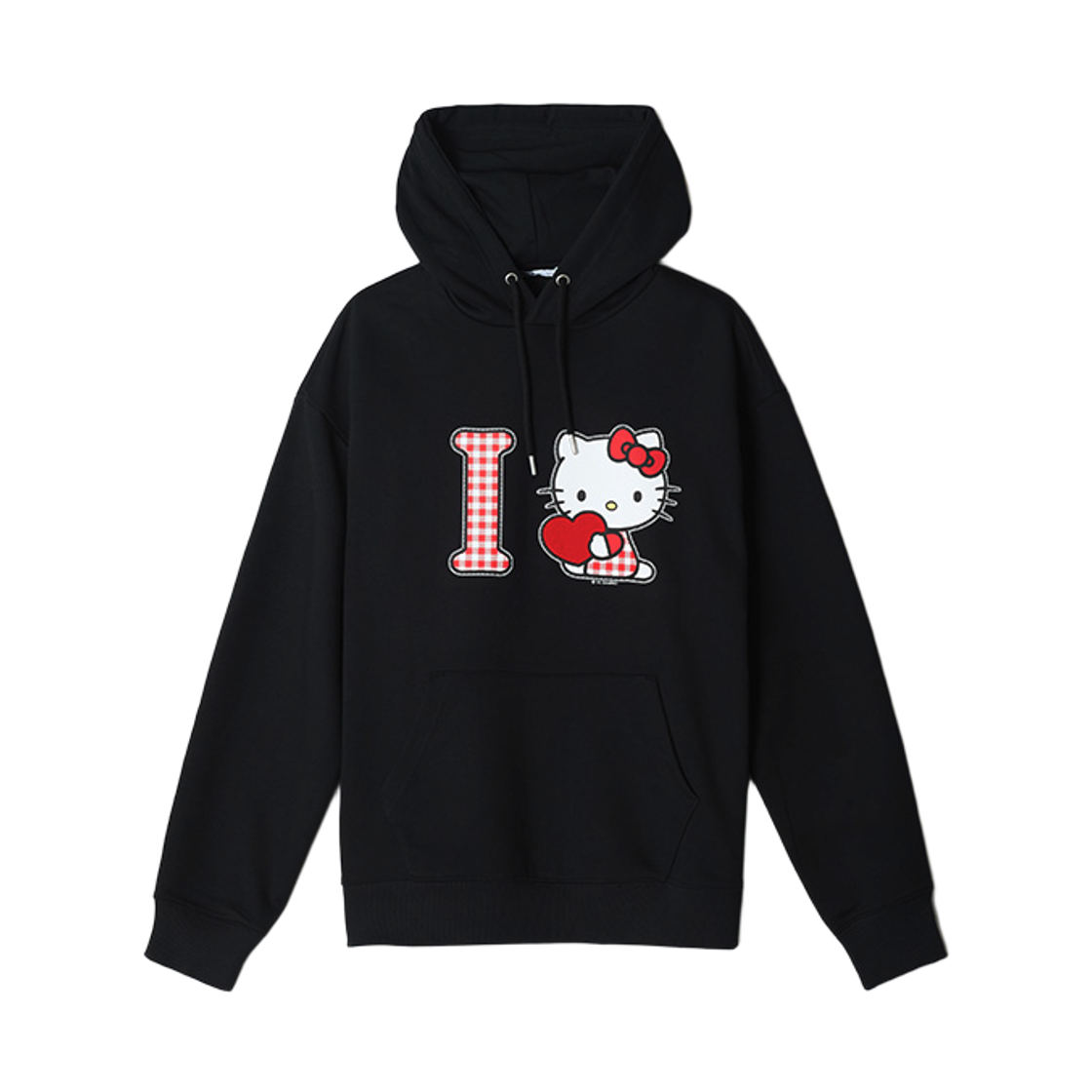 SPMHF49U02 Spao x Hello Kitty Hooded Sweatshirts Black