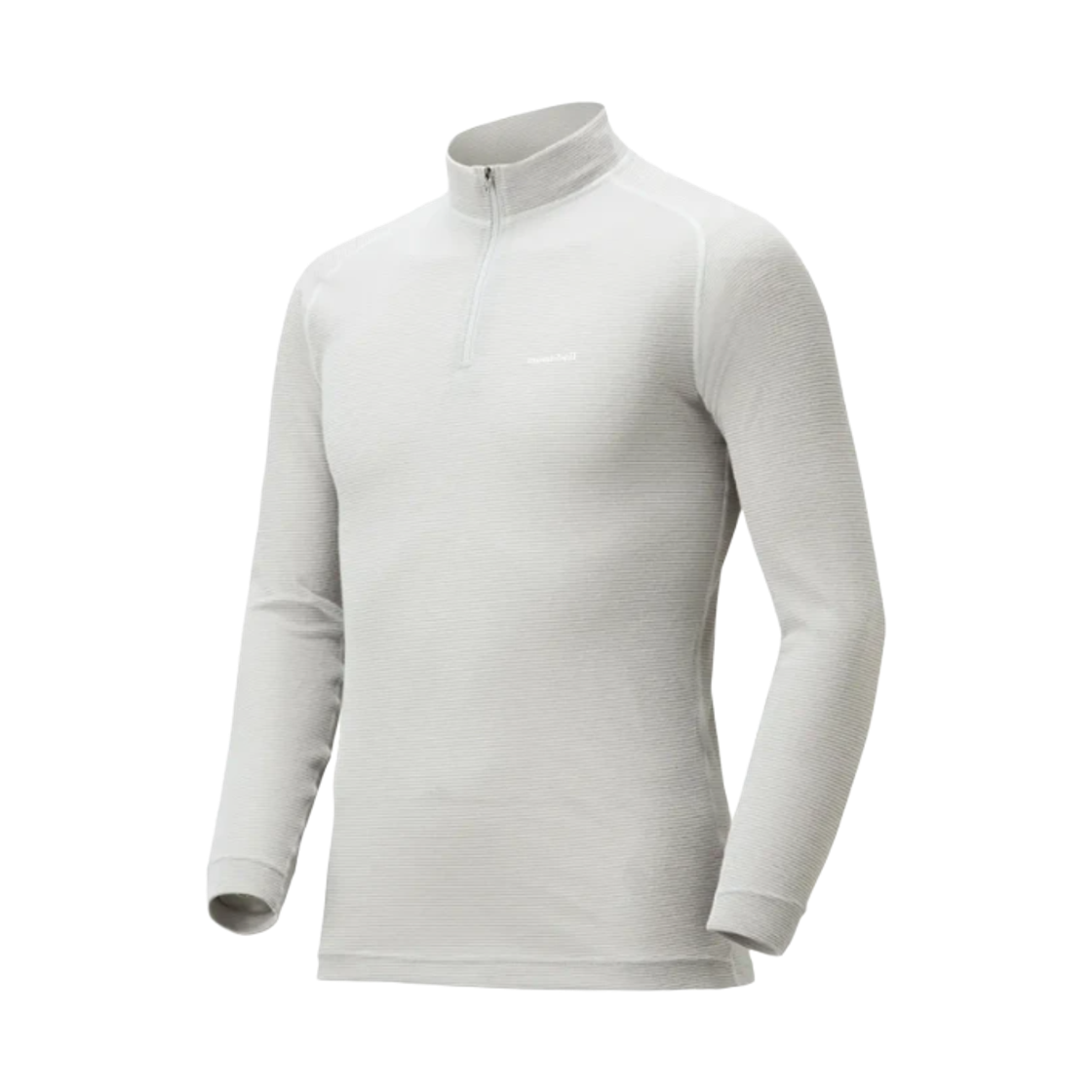 1107734 Montbell Zeo-Line Light Weight High Neck Shirt Light Gray