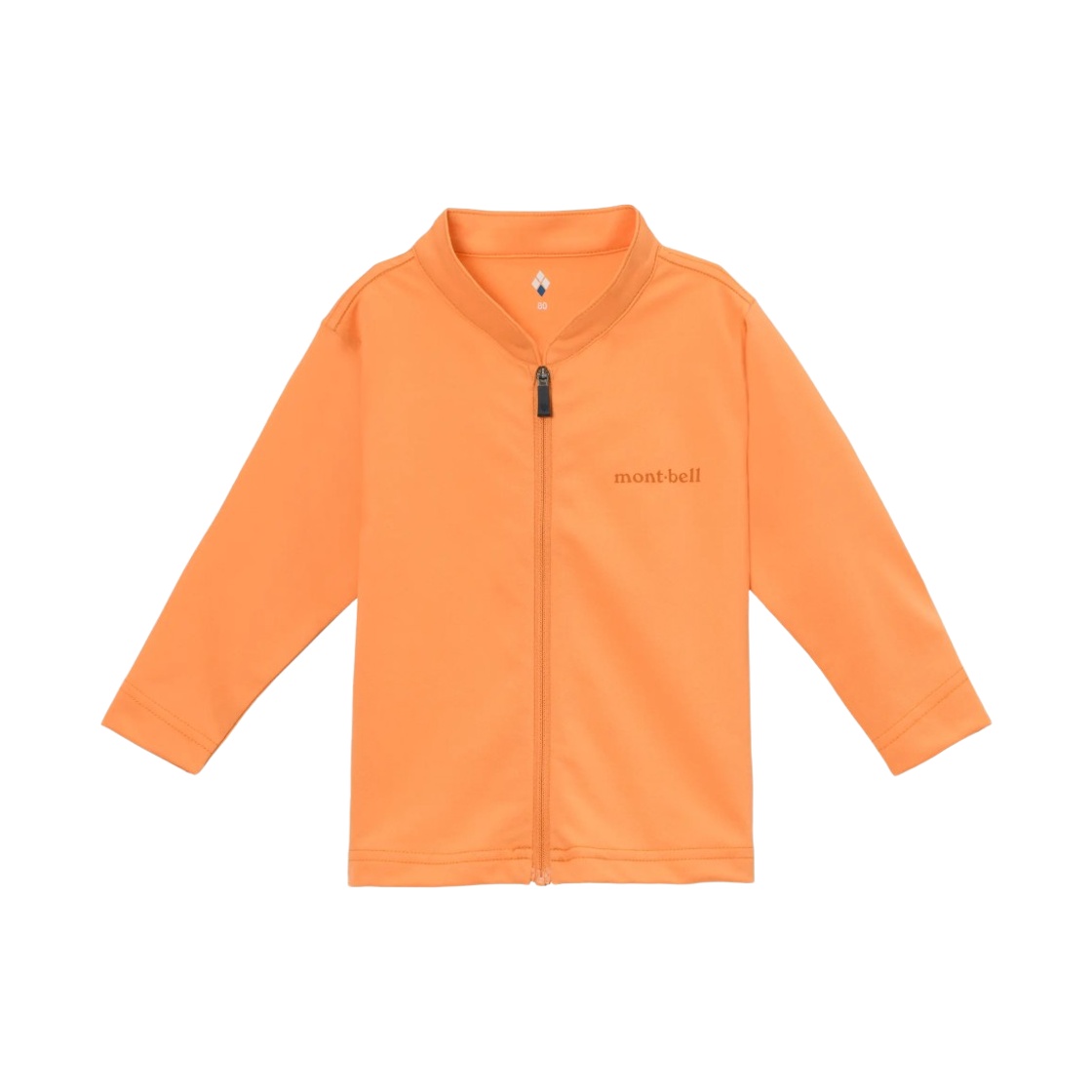 1114944 (Baby) Montbell Wickron UV-Tect Full-Zip Shirt Orange