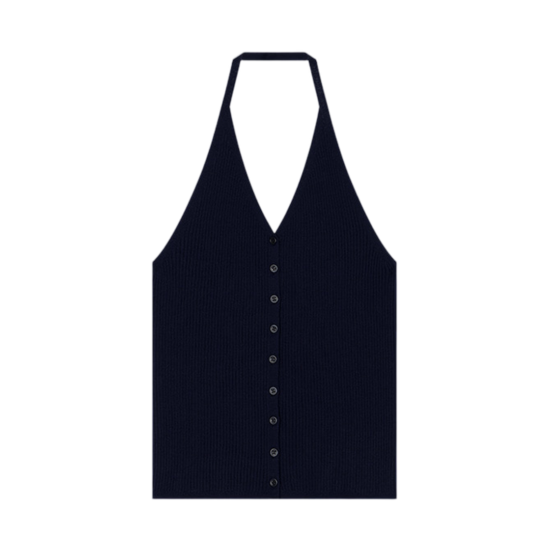 (W) 그로브 앨리나 홀터넥 네이비((W) Grove Alina Halterneck Navy)