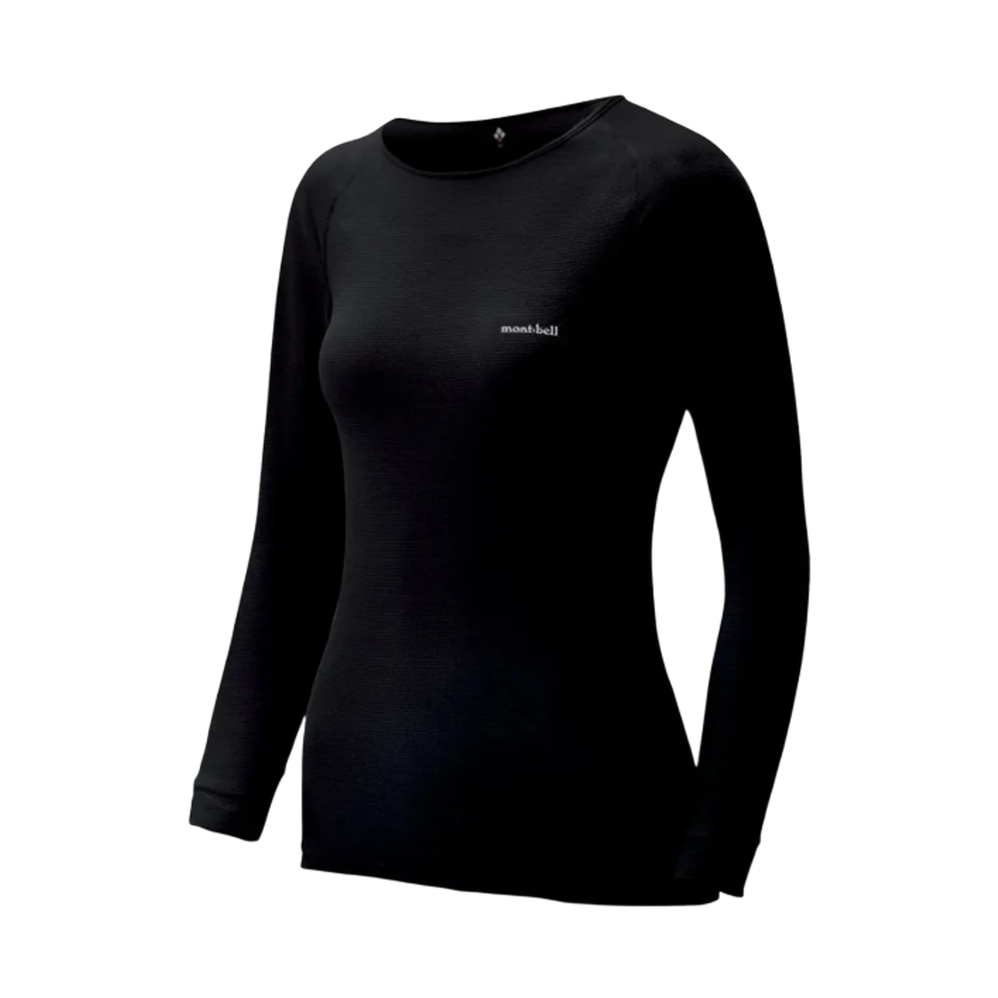 1107733 (W) Montbell Zeo-Line Light Weight Round Neck Shirt Black