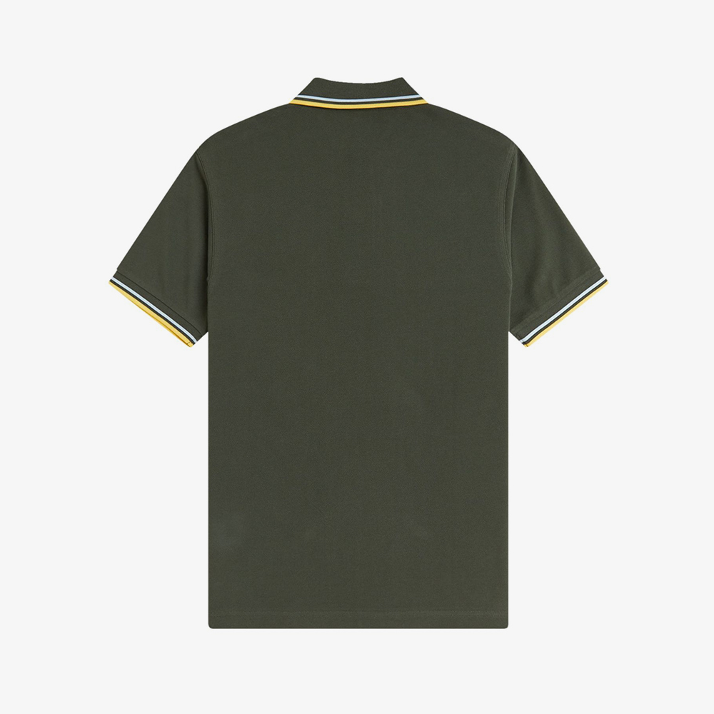 프레드페리 M3600 트윈 팁 프레드페리 셔츠 헌팅그린 라이트아이스 레몬발리(Fred Perry Twin Tipped Fred Perry Shirt Hunting Green Light Ice Lemon Barley) - 5