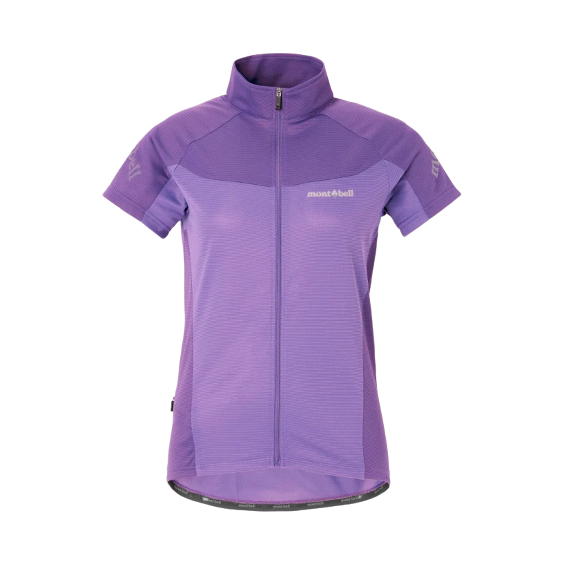 1130721 (W) Montbell Cycool Short Sleeve Zip Shirt Lavender