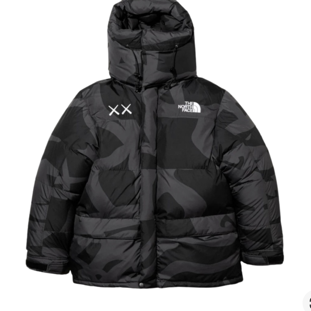 The North Face x Kaws Retro 1994 Himalayan Parka Black Print - 22FW 착용 스타일