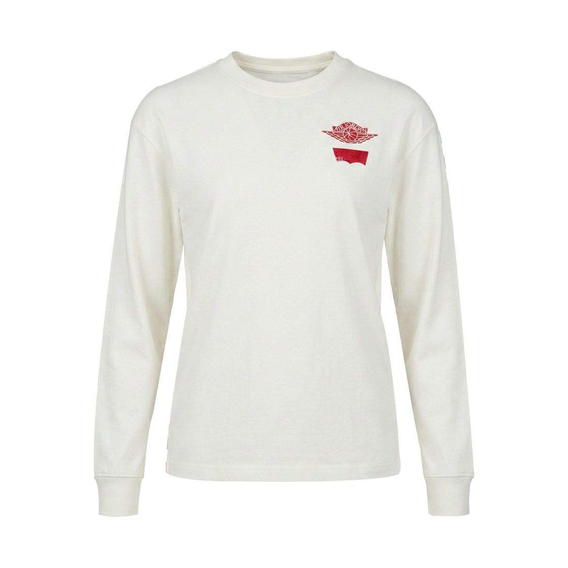 조던 x 리바이스 롱슬리브 티셔츠 페일 아이보리 (IM6730-110)(Jordan x Levi's Long Sleeve T-Shirt Pale Ivory (IM6730-110)) - 2