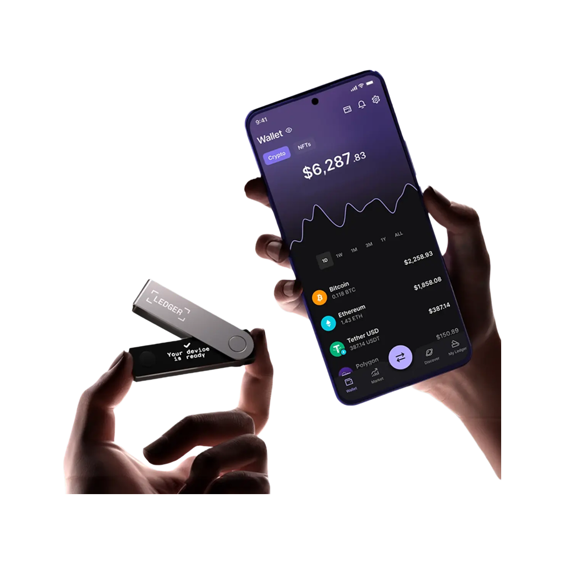 렛저 나노 X 비트코인지갑 가상화폐지갑 콜드월렛 ios 지원 입문자용 시드사이너(Ledger Authorized Reseller bitcoin wallet Nano X) - 3