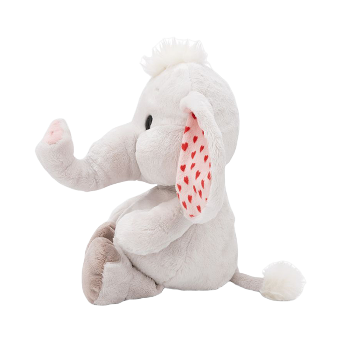 니키 코끼리 리어 인형 48cm([KREAM 단독] NICI Soft toy Love elephant light grey 48cm dangling GREEN) - 4