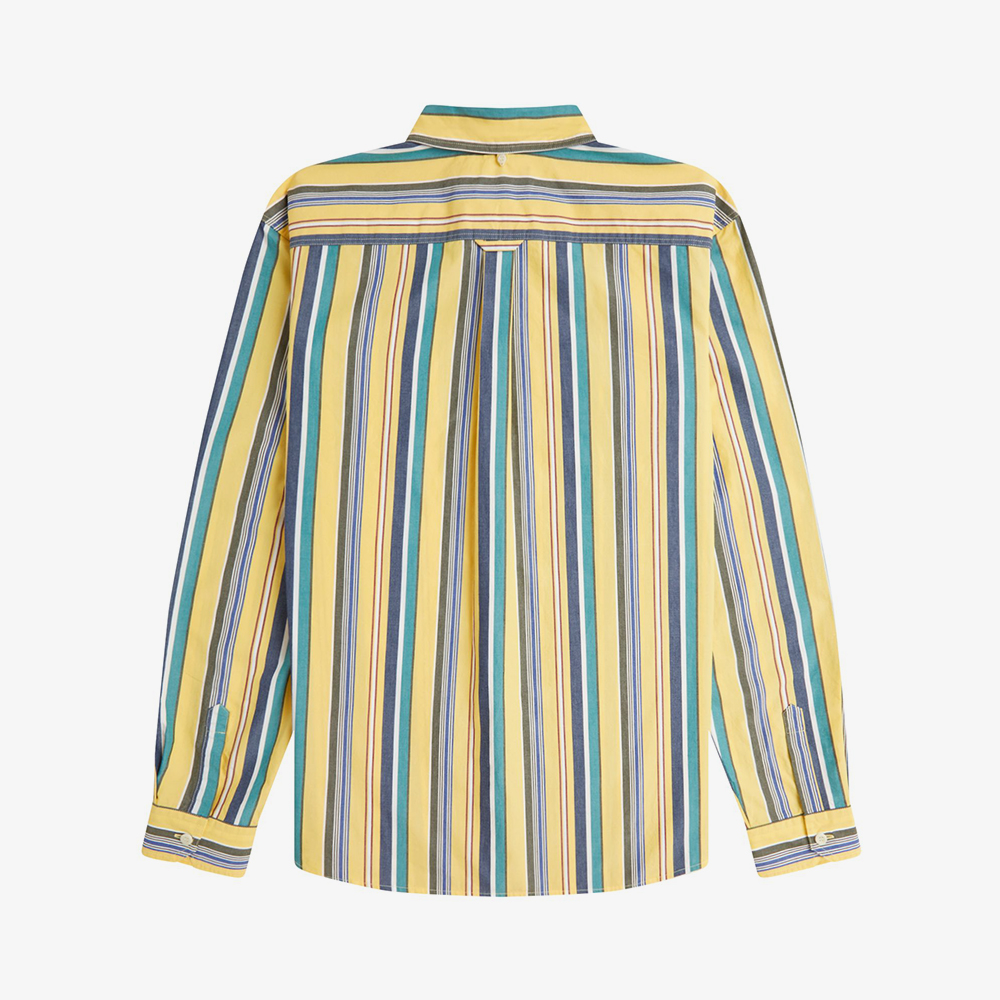 프레드페리 릴랙스드 스트라이프 셔츠 레몬 발리(Fred Perry Relaxed Striped Shirt Lemon Barley) - 6