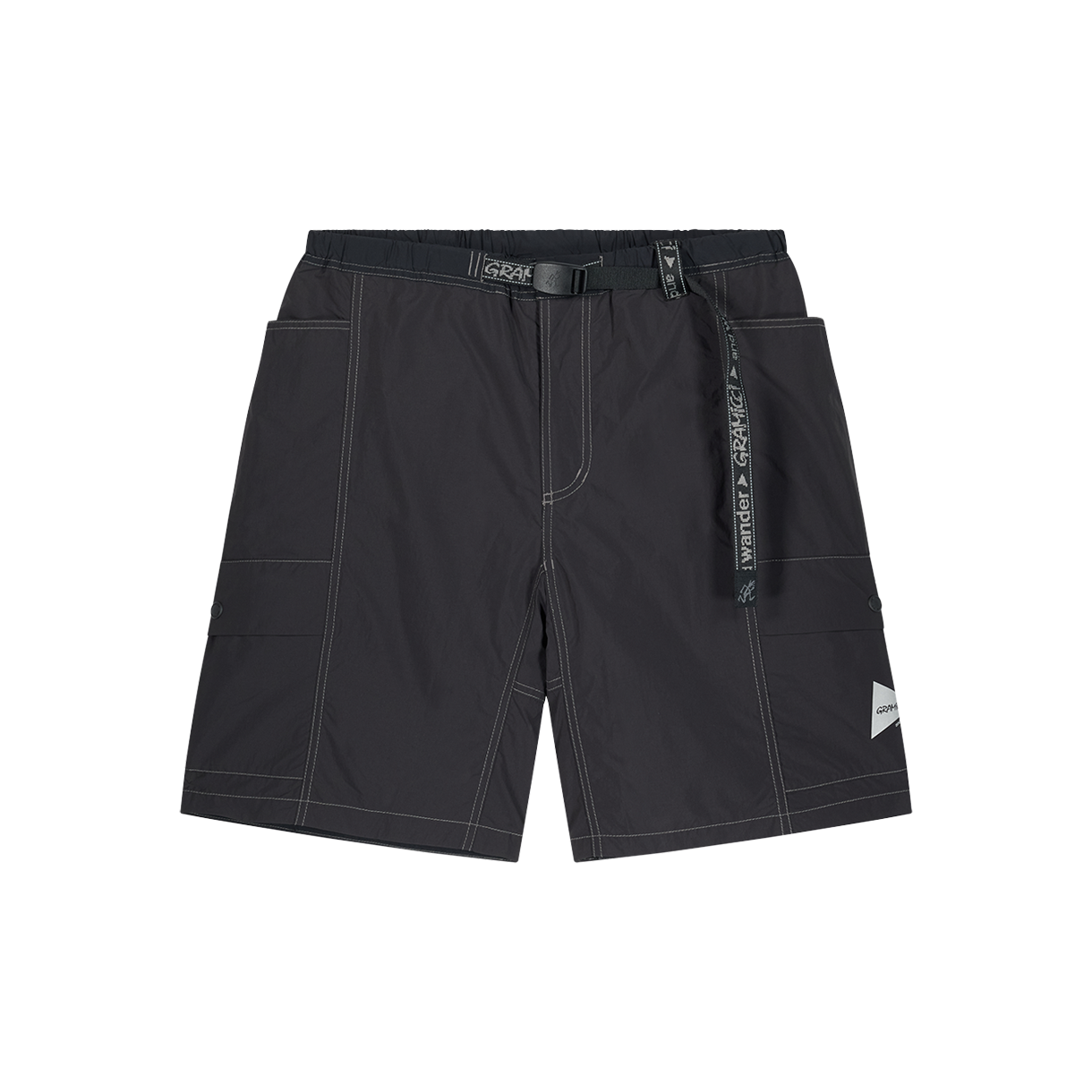 앤드 원더 x 그라미치 GR03 브러시드 나일론 쇼트 팬츠 블랙 - 26SS(And Wander x Gramicci GR03 Brushed Nylon Short Pants Black - 26SS)