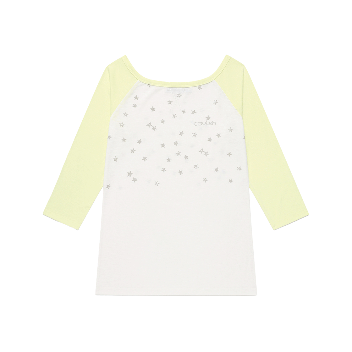 카비시 U 넥 스타 래글런 롱슬리브 티셔츠 화이트(CAVISH U Neck Star Raglan LS Tee White)