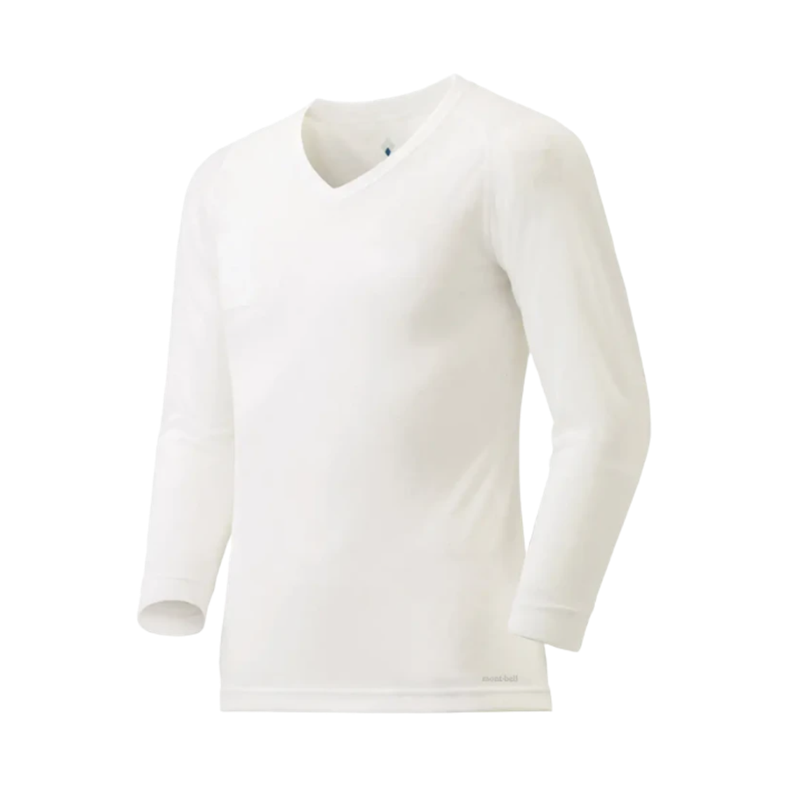 1107735 Montbell Zeo-Line Light Weight V-Neck Shirt White