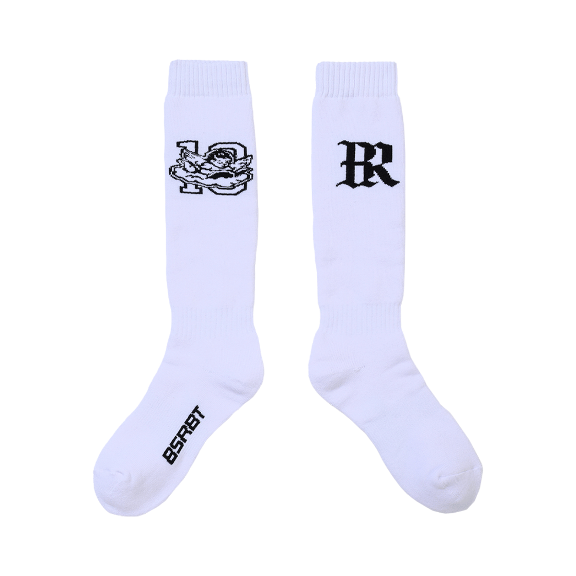 BSR2526FWSC006 Bsrabbit Br 10 Snowboard Socks White