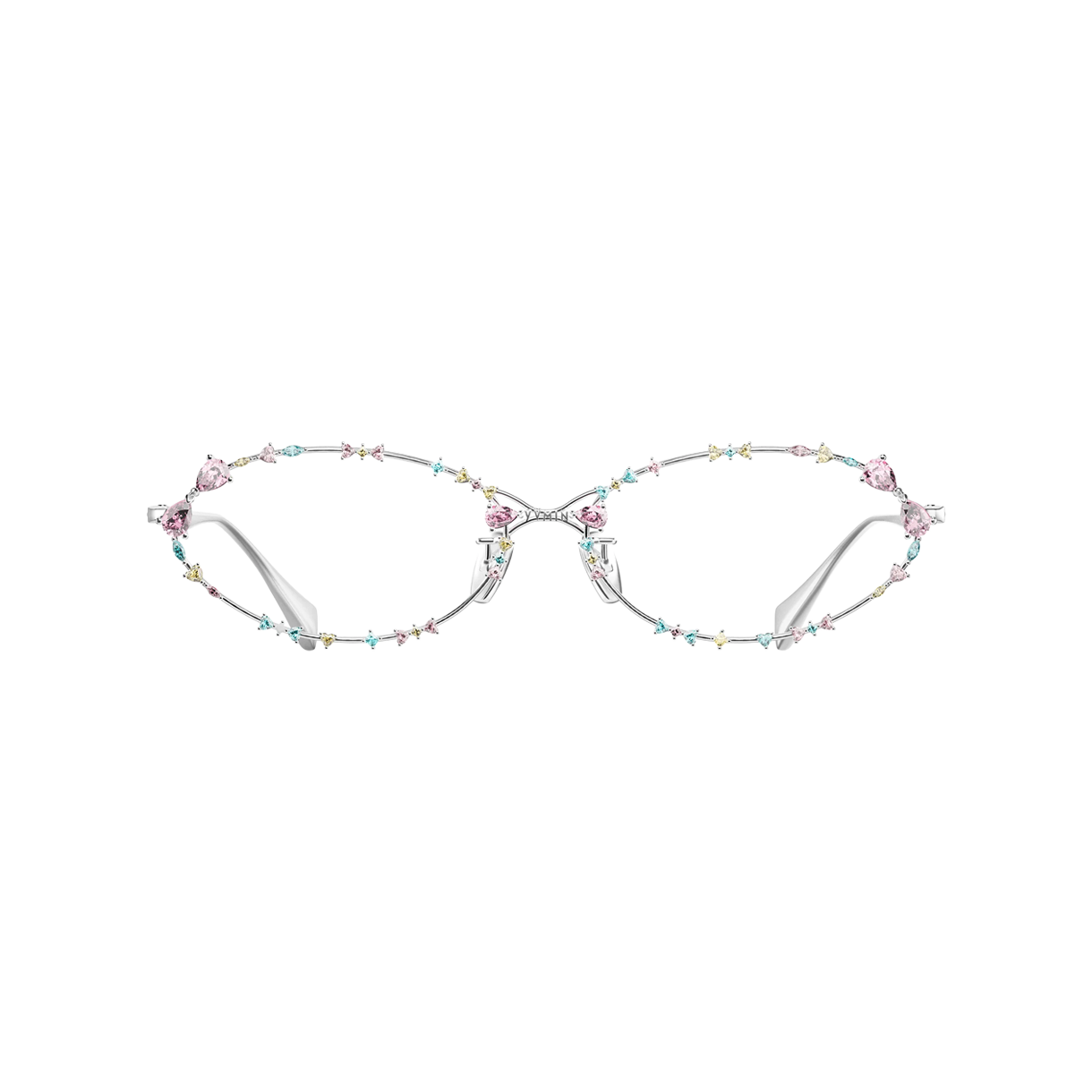 위민 비터 솔티 글레이즈 글래스 멀티 컬러 - 26SS(Yvmin Bitter Salty Glaze Glasses Multi colored - 26SS)
