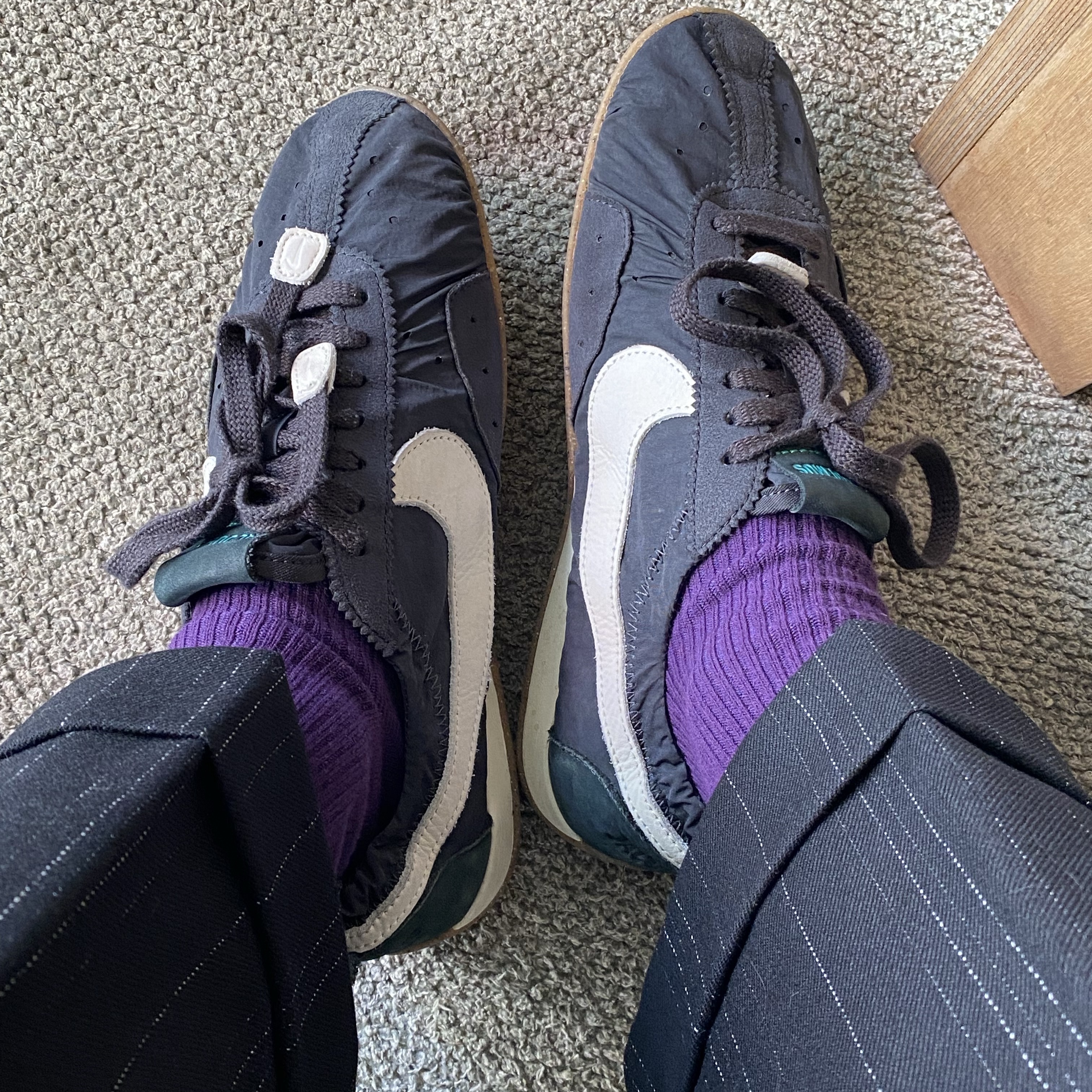 Nike x Jacquemus Moon Shoe SP Off Noir Cashmere 착용 스타일 - 2