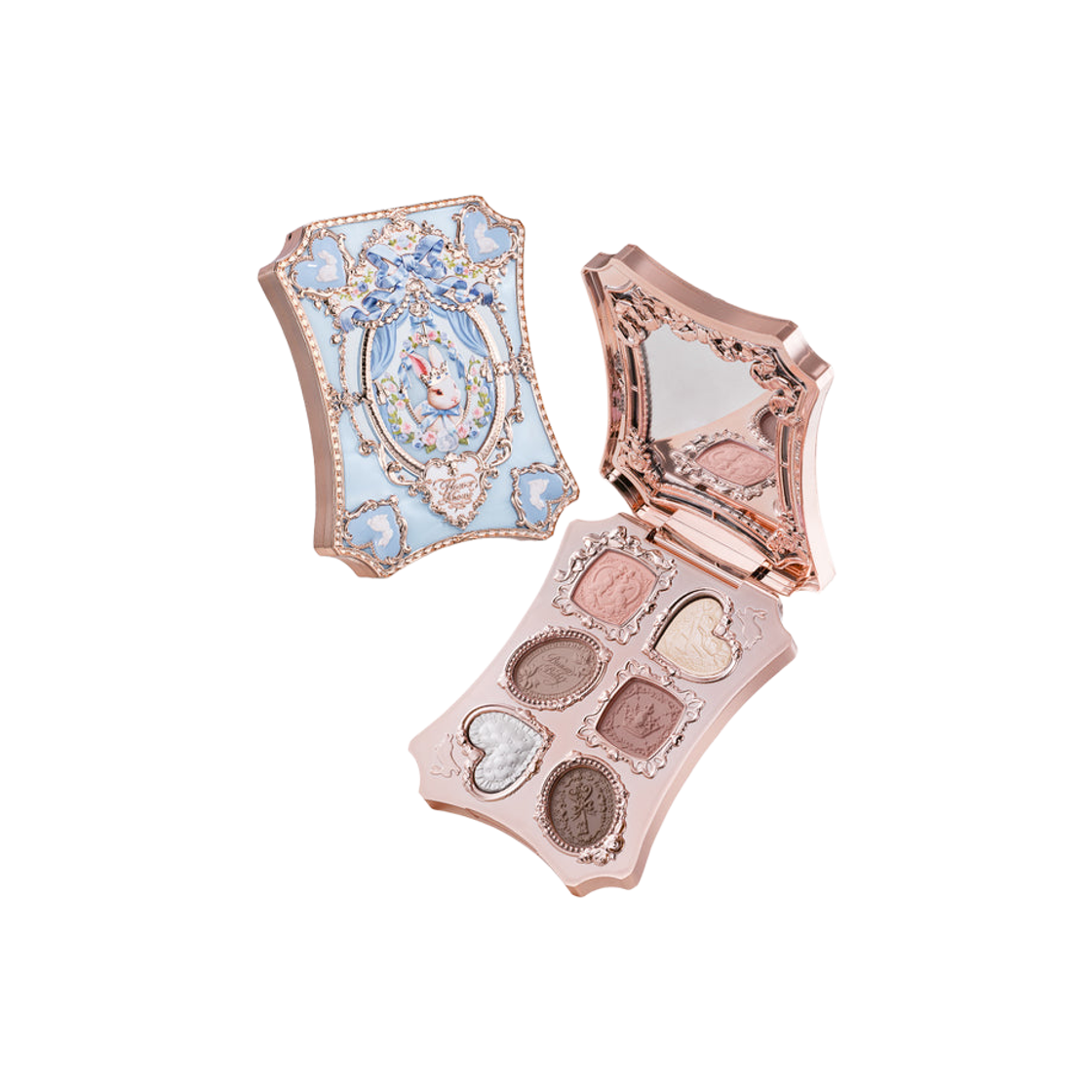 플라워노즈 버니 가든 6 컬러 메이크업 팔레트 01 화이트 버니(Flower Knows Bunny Garden 6 Color Makeup Palette 01 White Bunny) - 1