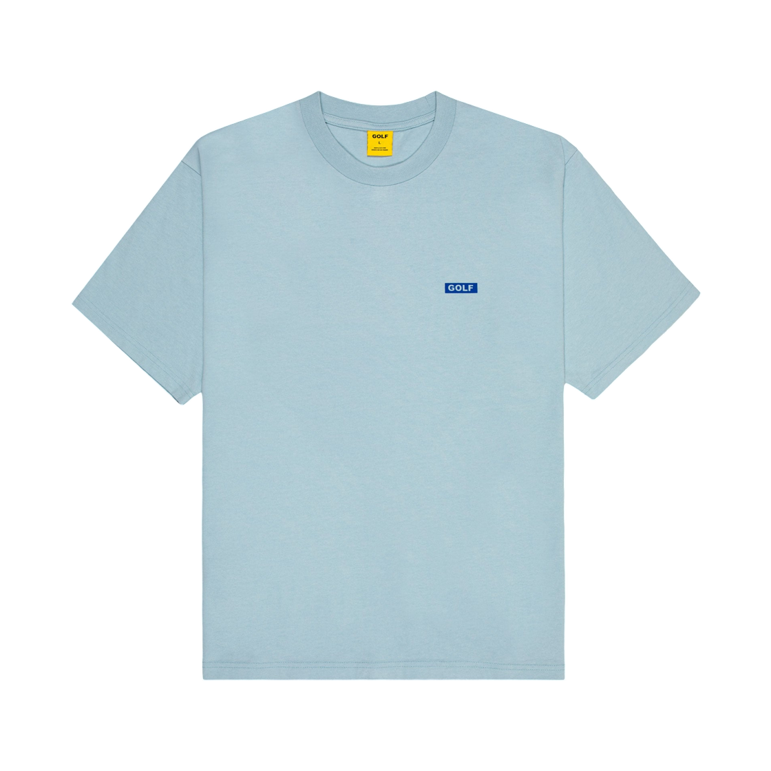 골프왕 워시드 로고 티셔츠 워시드 라이트 블루(Golf Wang Washed Logo T-Shirt Washed Light Blue)