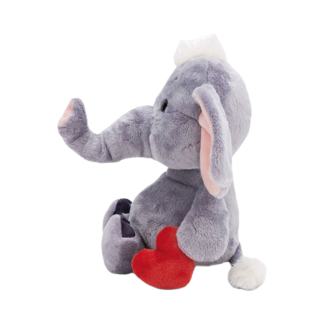 [KREAM 단독] 니키 코끼리 루크 인형 32cm([KREAM 단독] NICI Soft toy Love elephant w/ magnet heart dark grey 32cm dangling GREEN) - 4