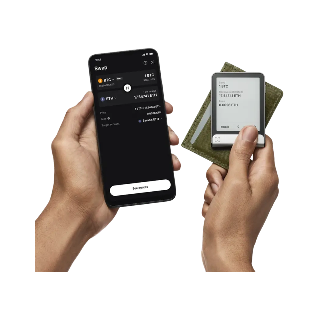 렛저 비트코인 가상화폐지갑 암호화폐 콜드월렛 Flex 렛저 플렉스 시드사이너 블루(Ledger Authorized Reseller bitcoin wallet Flex) - 4