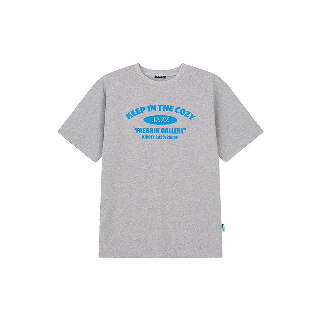 31959 Kikozy Keep In The Cozy Arch Round T-shirt Melange Grey