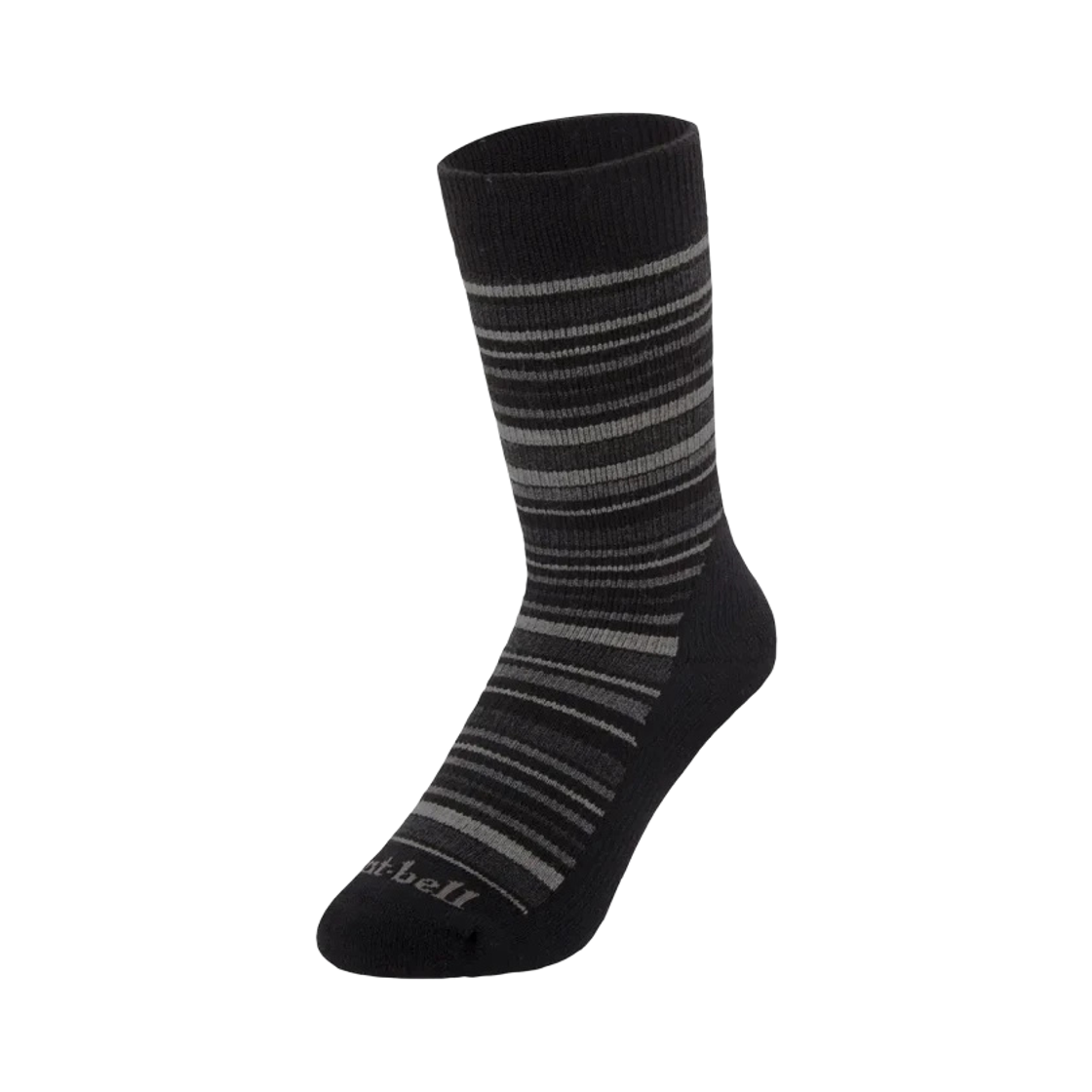 1118421 Montbell Merino Wool Trekking Socks Black Heather