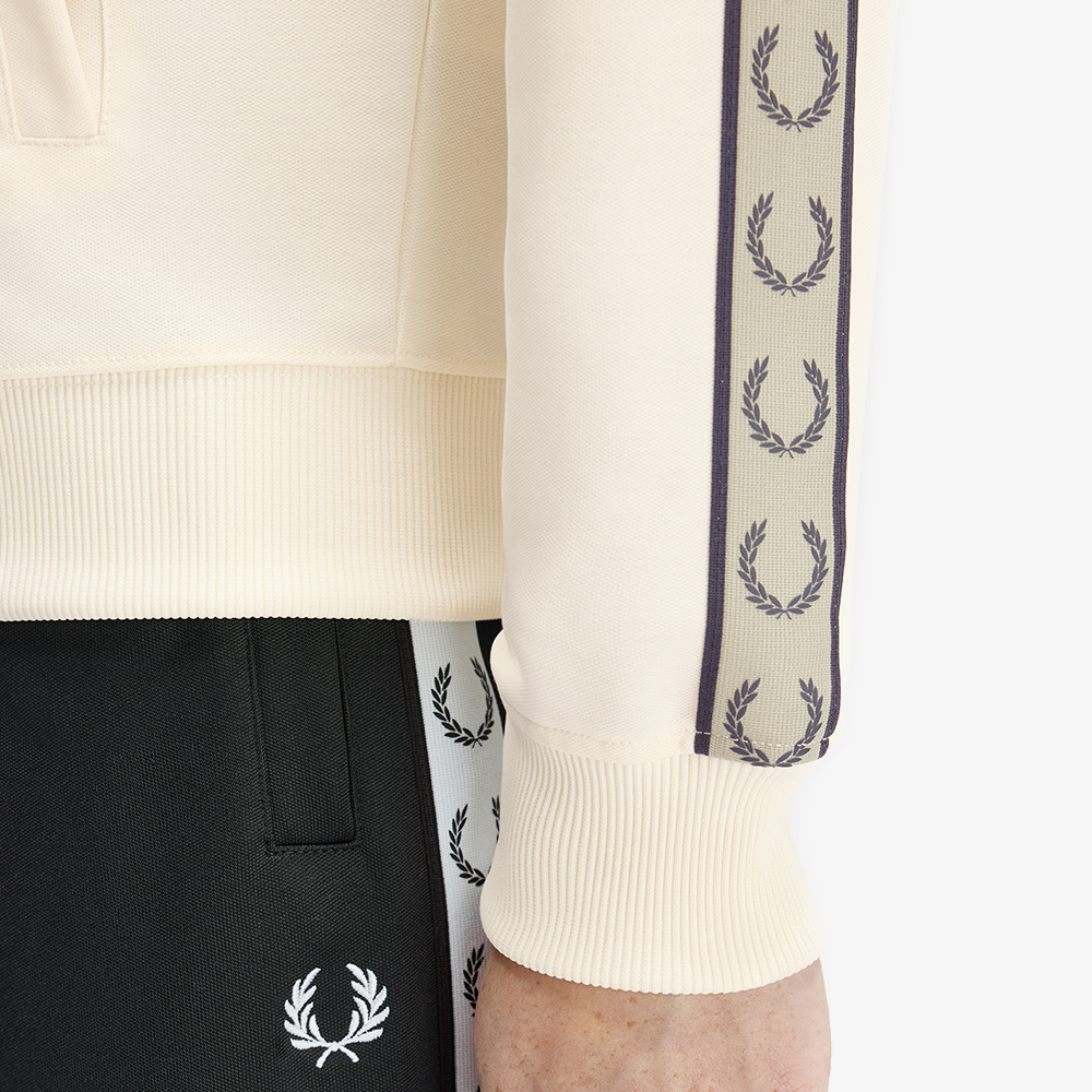 프레드페리 컨트라스트 테잎 트랙 재킷 에크루 네이비 시그래스(Fred Perry Contrast Tape Track Jacket Ecru Navy Seagrass) - 5