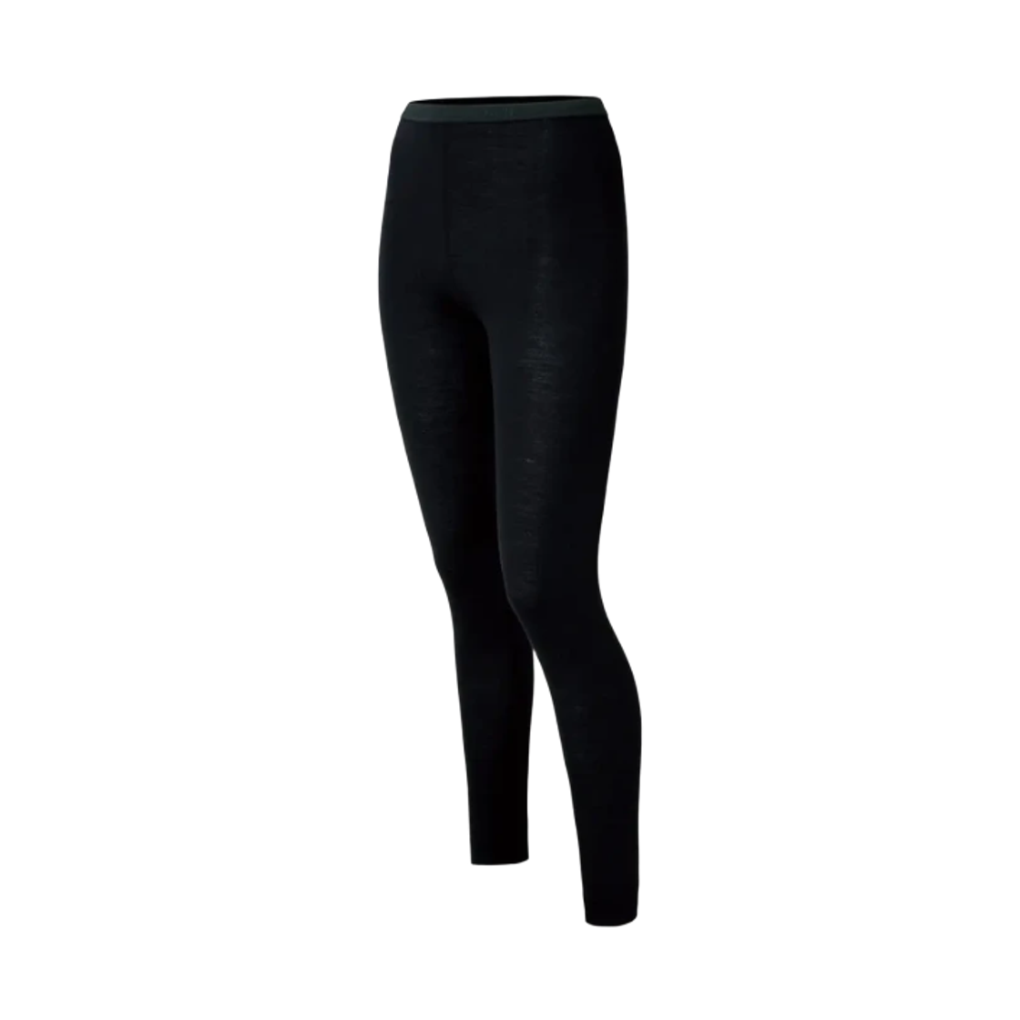 (W) 몽벨 슈퍼 메리노 울 미들 웨이트 타이츠 블랙((W) Montbell Super Merino Wool Middle Weight Tights Black) - 1