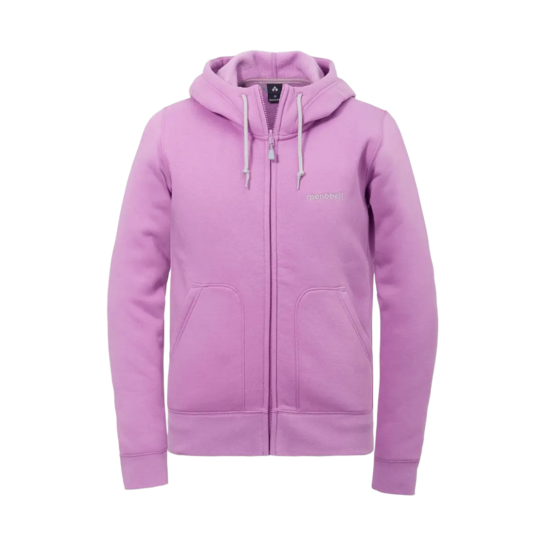 2104850 (W) Montbell Cotton Full-Zip Hooded Sweatshirt Pink