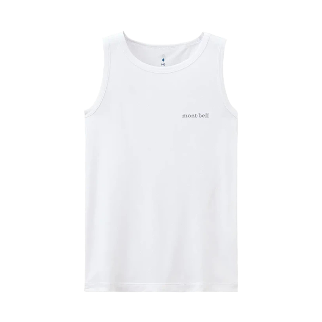 1114469 (Kids) Montbell Cool Light Sleeveless Shirt Ice White