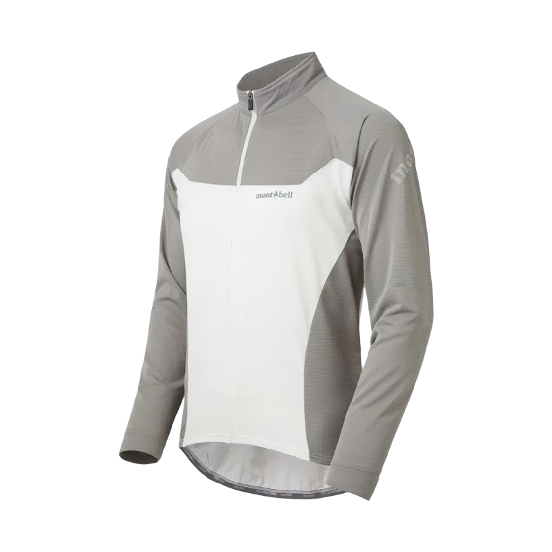 1130618 Montbell Cycool Long Sleeve Zip Shirt White