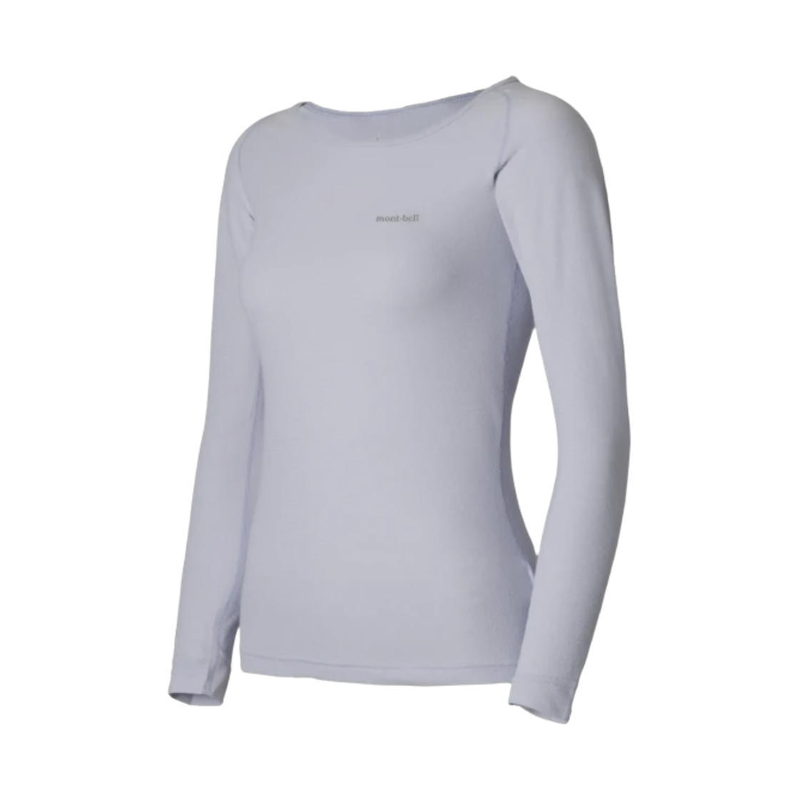 1107733 (W) Montbell Zeo-Line Light Weight Round Neck Shirt Light Blue