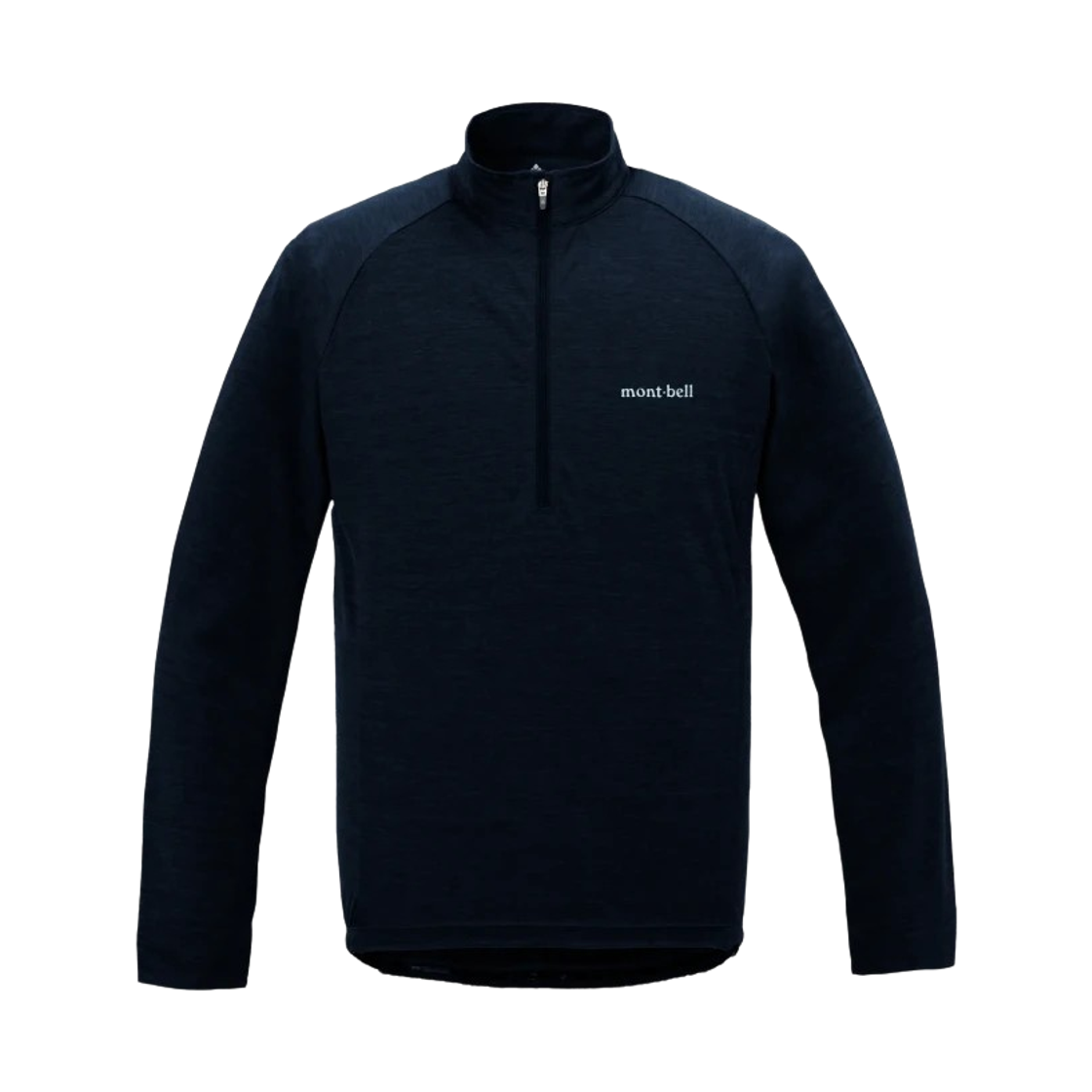 1130717 Montbell Wickron UV-Tect Cycling Long Sleeve Zip Shirt Navy