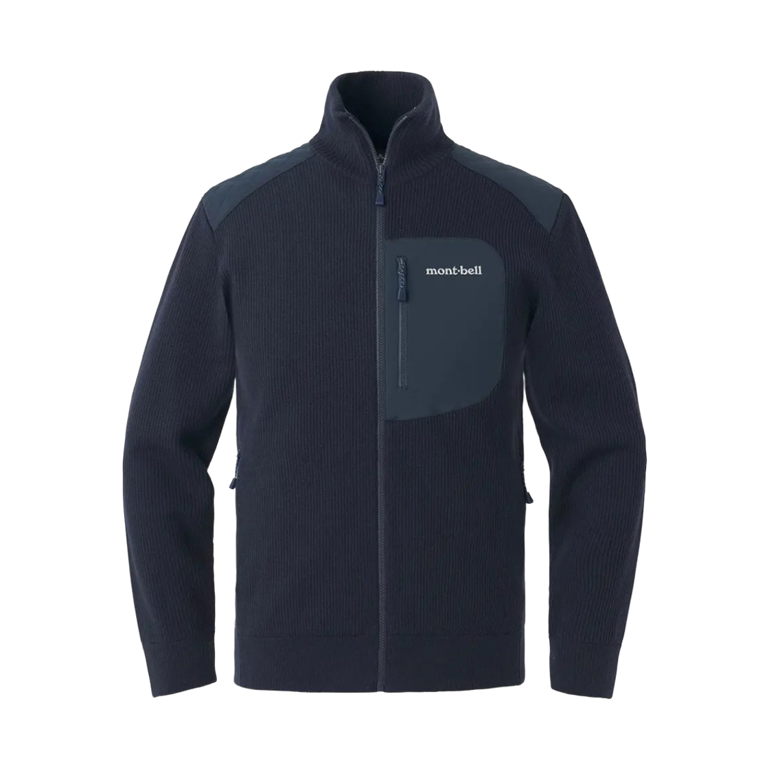 1106759 Montbell Mittellegi Full-Zip Sweater Navy