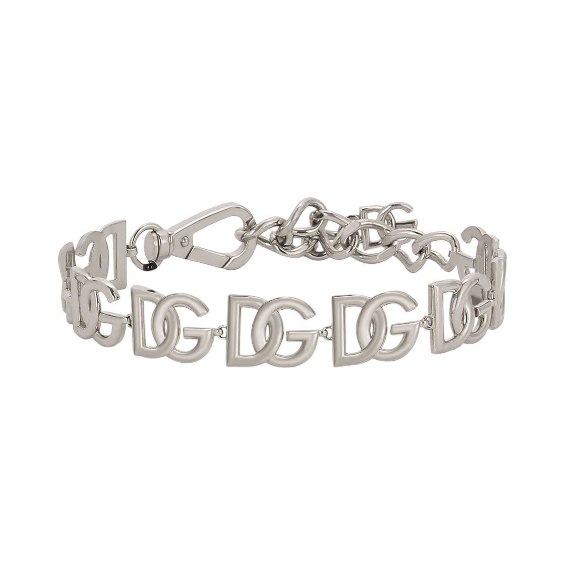 WNO4S1W111187655 Dolce & Gabbana Choker with DG Multi Logo Silver