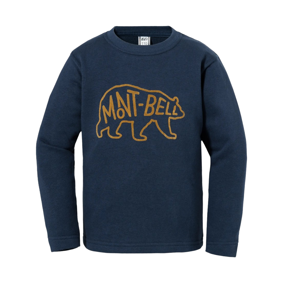 2104783 (Kids) Montbell Cotton Lite Sweatshirt Navy 25