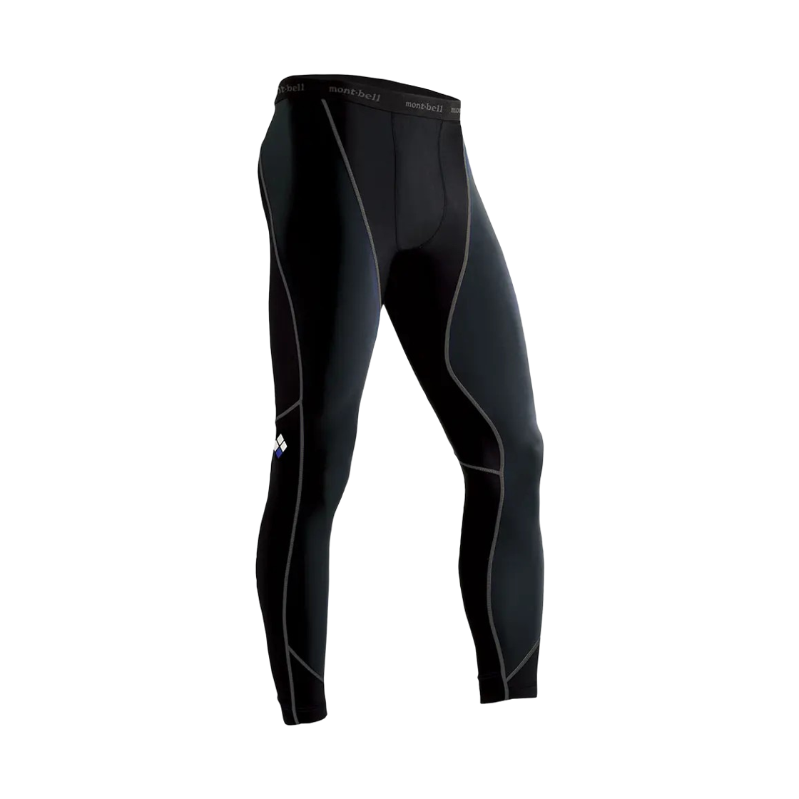 1107158 Montbell Supportec Light Tights Black Charcoal