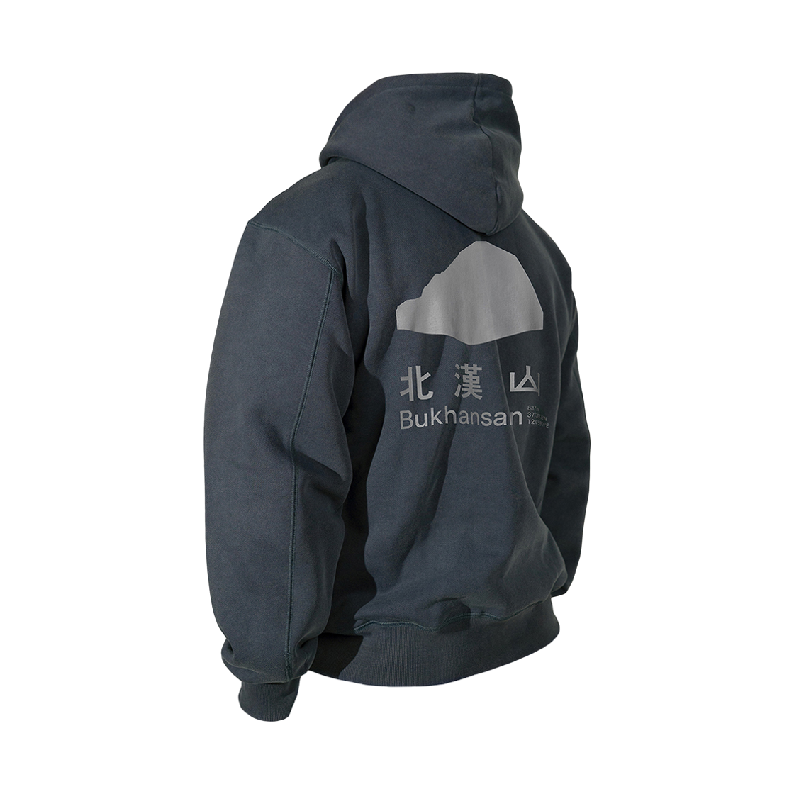 와일 빈티지 피그먼트 후드 터틀 그레이(WHILE Vintage Pigment Hoodie Turtle Grey) - 1