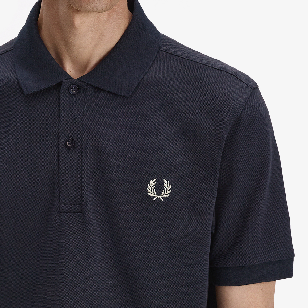 프레드페리 M6000 플레인 프레드페리 셔츠 네이비 시그래스(Fred Perry Plain Fred Perry Shirt Navy Seagrass) - 4