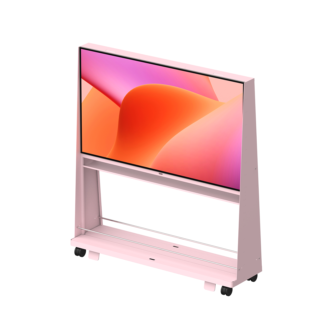 커스템 트롤리 TV · 55인치 4K OLED · 클라우드 핑크(kustem Trolley TV · 55-inch 4K OLED · Cloud Pink)