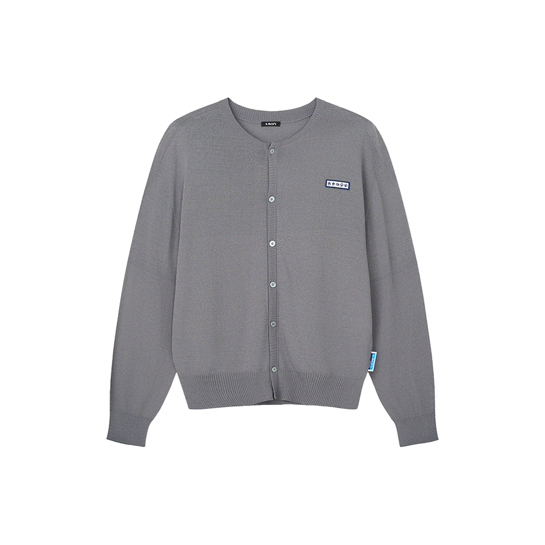 31928 Kikozy Weather Round Cardigan Grey