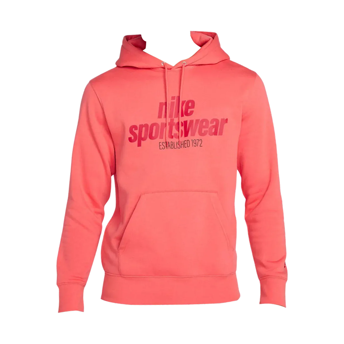 HJ2160-814 Nike Club Fleece Pullover Hoodie Magic Ember - Asia