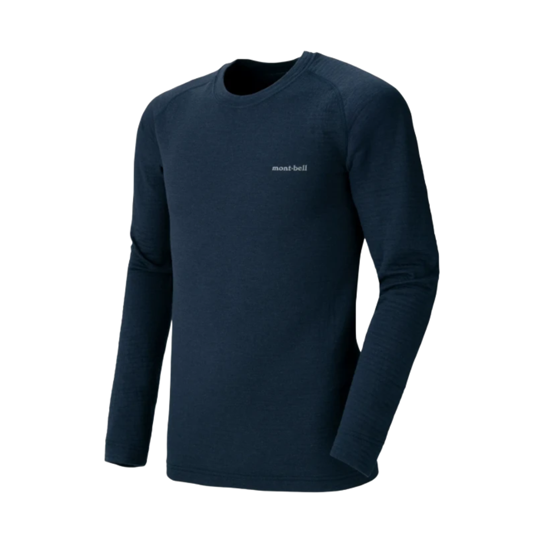 1107581 Montbell Super Merino Wool Expedition Round Neck Shirt Navy