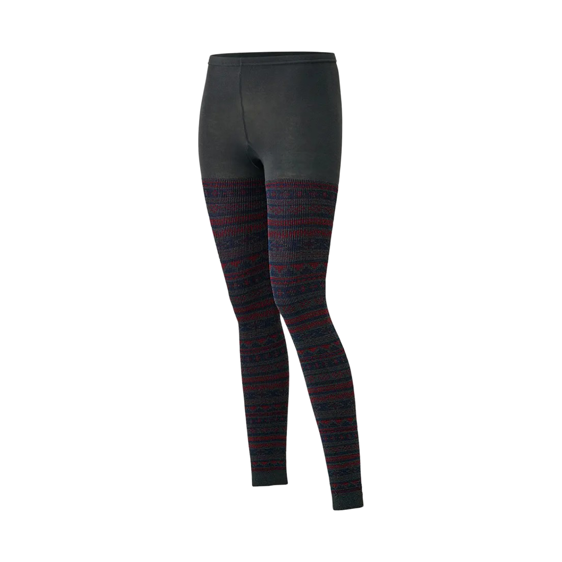 1107294 (W) Montbell Jacquard Tights Heather Gray