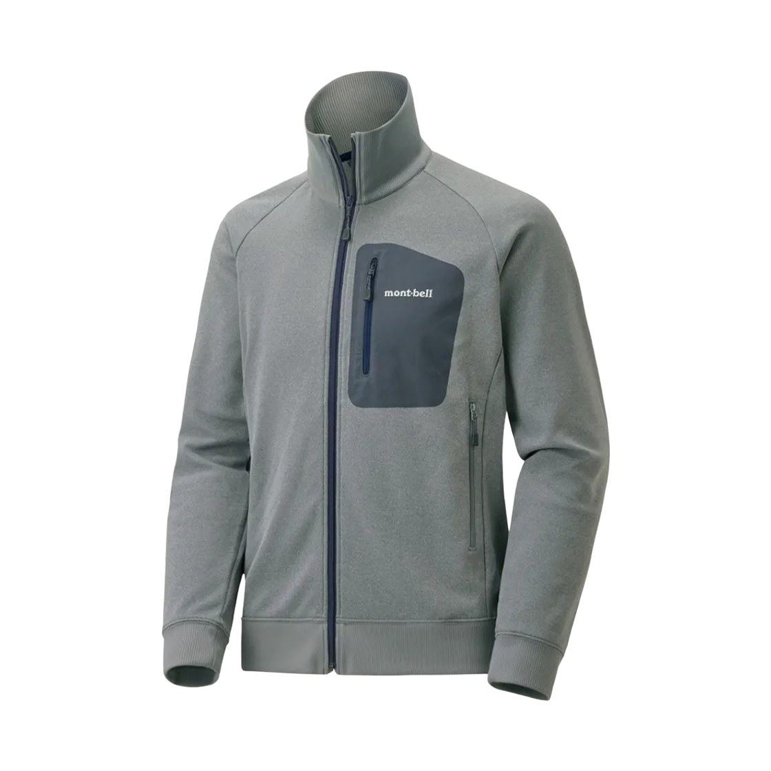 1114390 Montbell Mountain Jersey Jacket Heather Gray