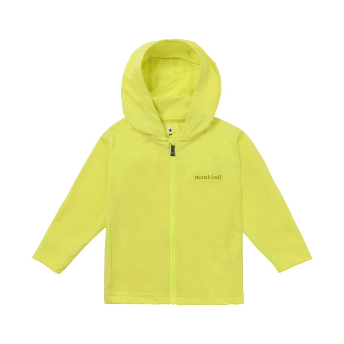 1114947 (Baby) Montbell Wickron UV-Tect Full-Zip Hoodie Yellow