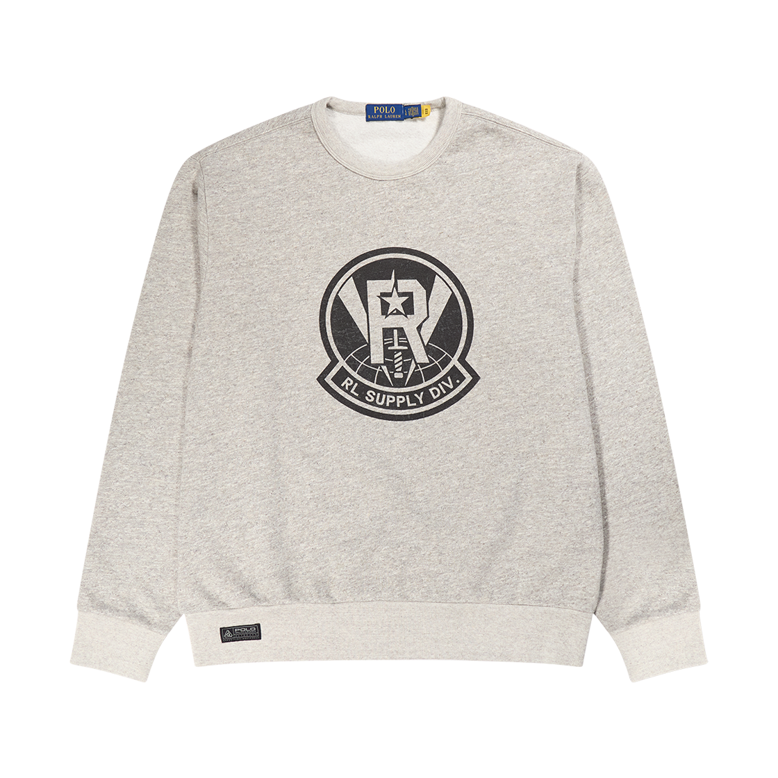 [10%적립] 폴로 랄프 로렌 플리스 그래픽 풀오버 그레이 - 26SS([10%적립] Polo Ralph Lauren Fleece Graphic Pullover Grey - 26SS)