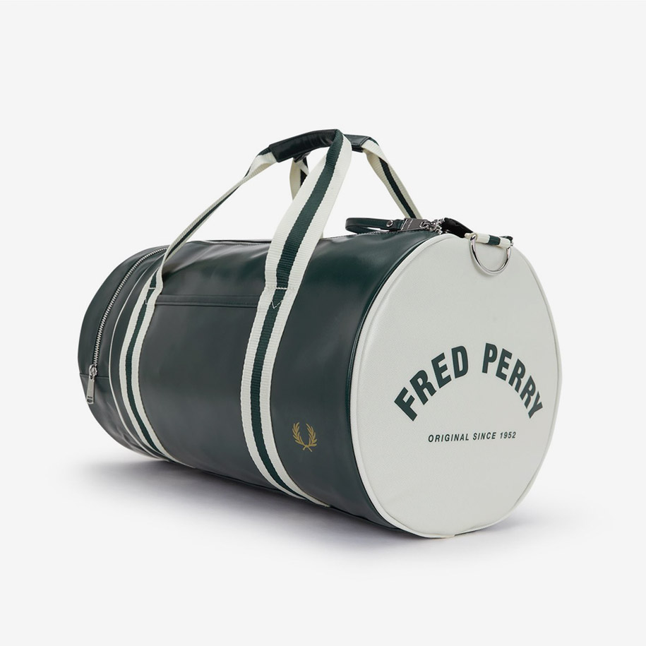 프레드페리 클래식 배럴 백 그래스루츠 에크루(Fred Perry Classic Barrel Bag Grassroots Ecru) - 5