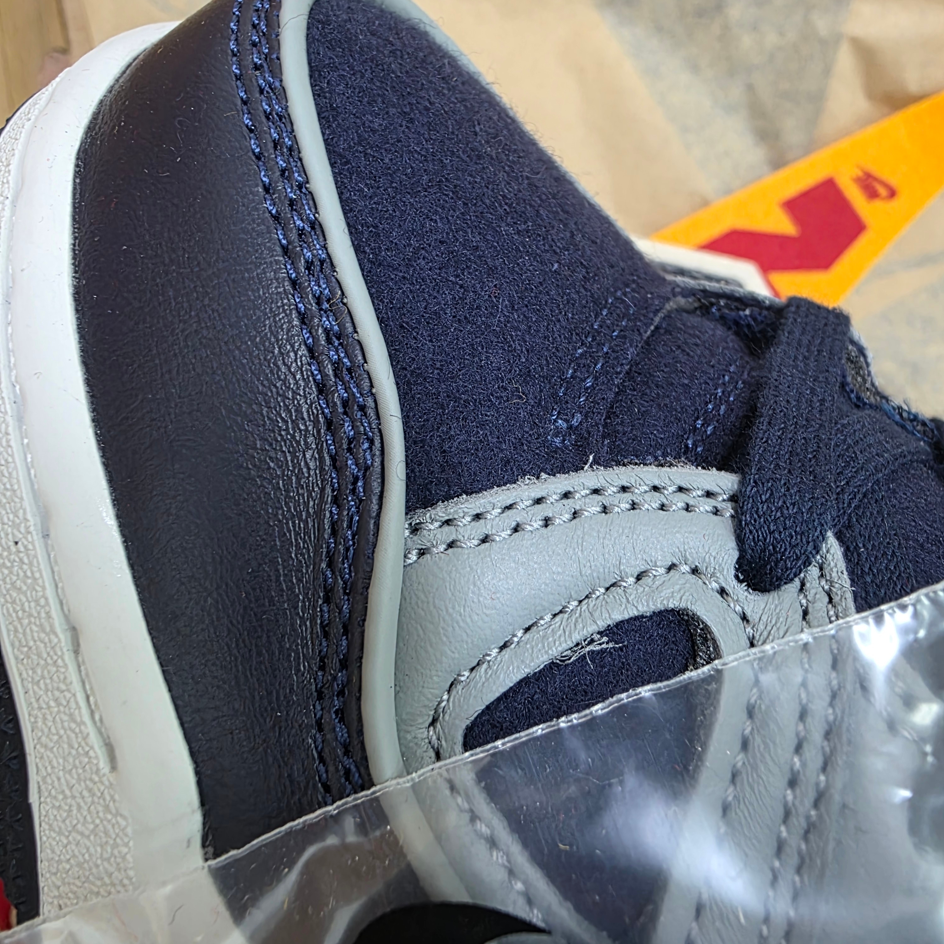 Nike x Nigo Air Force 3 Low Midnight Navy Shadow Grey 착용 스타일 - 3