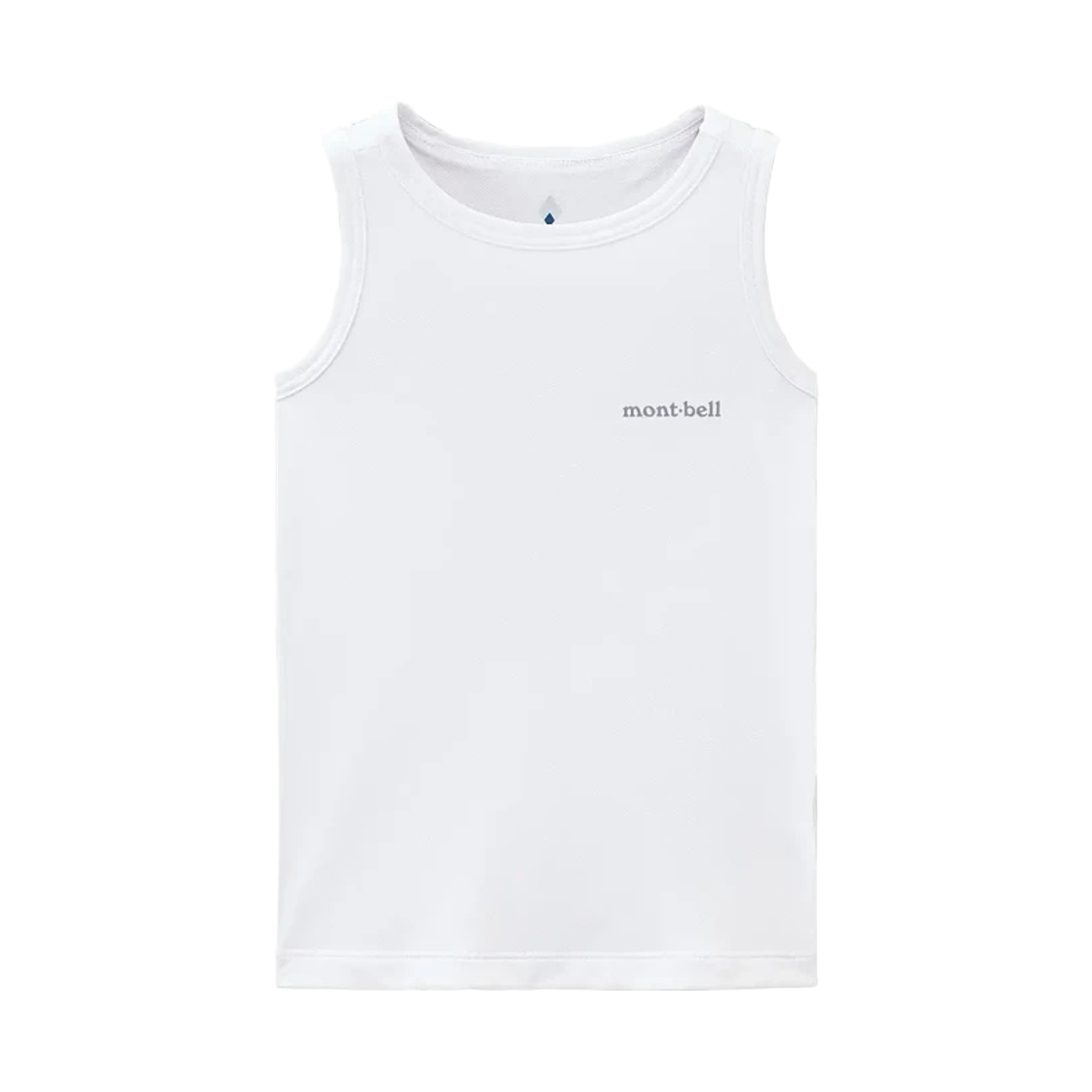 1114470 (Kids) Montbell Cool Light Sleeveless Shirt Ice White